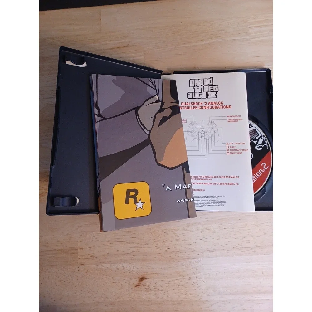 Grand Theft Auto III Greatest Hits  PlayStation 2 2003 w/map and Manual